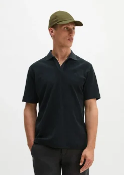 Poloshirt Towel.-Jersey regular aus weichem Jersey-Frottee