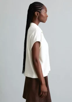 Poloshirt wide aus schwerem Single Jersey