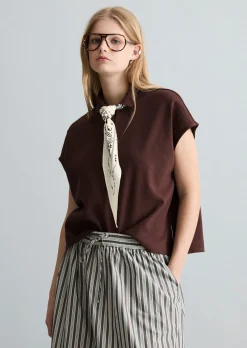 Poloshirt wide aus schwerem Single Jersey