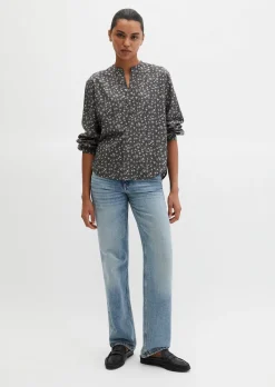 Print-Bluse regular aus TENCEL™ Lyocell