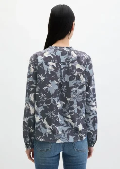 Print-Bluse regular aus TENCEL™ Lyocell