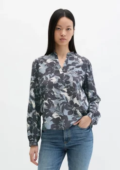 Print-Bluse regular aus TENCEL™ Lyocell