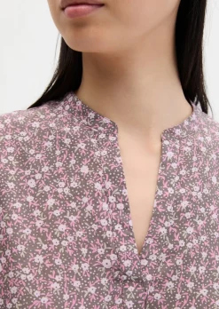 Print-Bluse regular aus TENCEL™ Lyocell