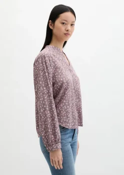 Print-Bluse regular aus TENCEL™ Lyocell