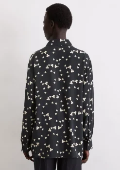 Print-Bluse relaxed aus LENZING™ ECOVERO™