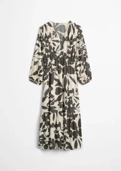 Print-Kleid flared aus LENZING™ ECOVERO™