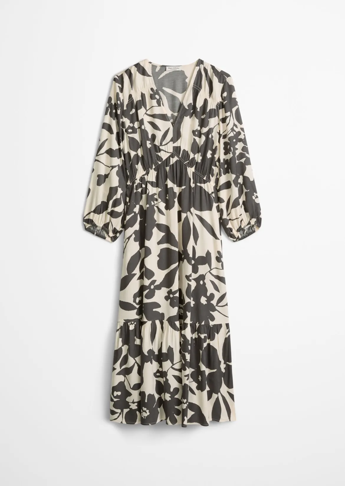 Print-Kleid flared aus LENZING™ ECOVERO™