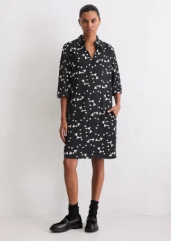 Print-Kleid loose aus LENZING™ ECOVERO™