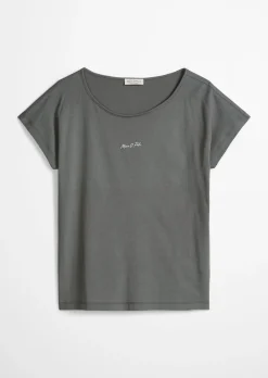 Print-T-Shirt loose aus leichtem Single Jersey