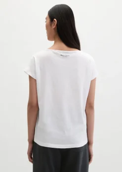 Print-T-Shirt loose aus leichtem Single Jersey