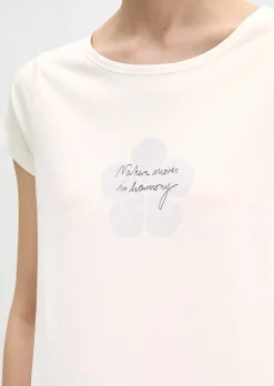 Print-T-Shirt regular aus leichtem Single Jersey