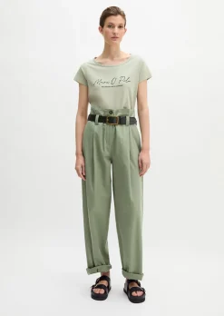 Print-T-Shirt regular aus leichtem Single Jersey