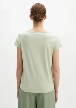 Print-T-Shirt regular aus leichtem Single Jersey