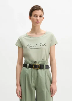 Print-T-Shirt regular aus leichtem Single Jersey