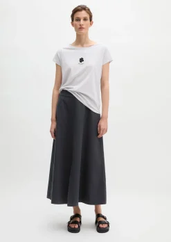 Print-T-Shirt regular aus leichtem Single Jersey