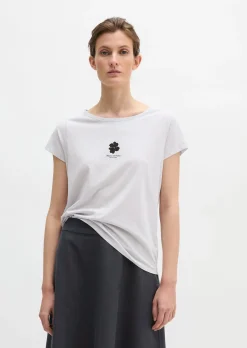 Print-T-Shirt regular aus leichtem Single Jersey