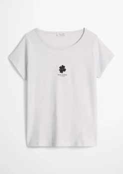 Print-T-Shirt regular aus leichtem Single Jersey