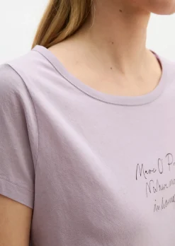 Print-T-Shirt regular aus leichtem Single Jersey