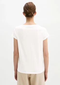Print-T-Shirt regular aus leichtem Single Jersey