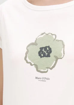 Print-T-Shirt regular aus leichtem Single Jersey
