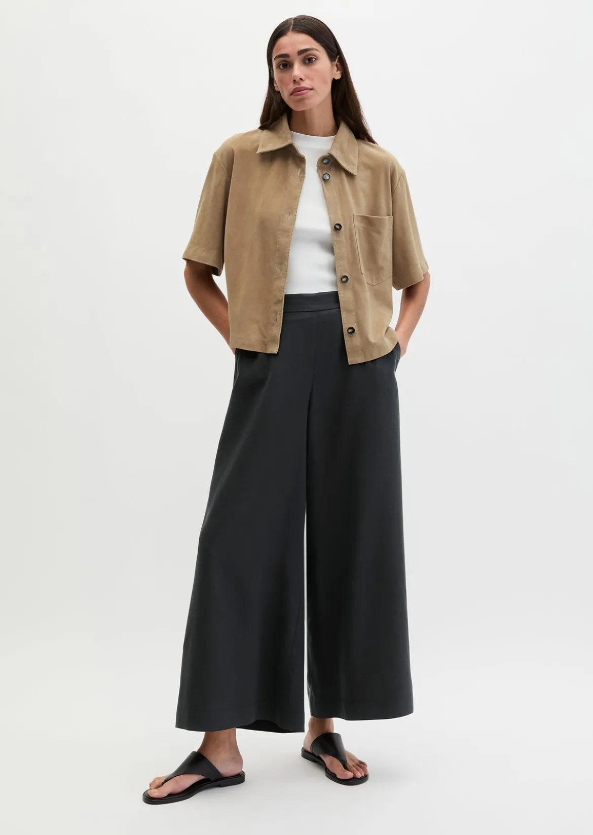 Pull-On-Culotte wide aus TENCEL™ Lyocell