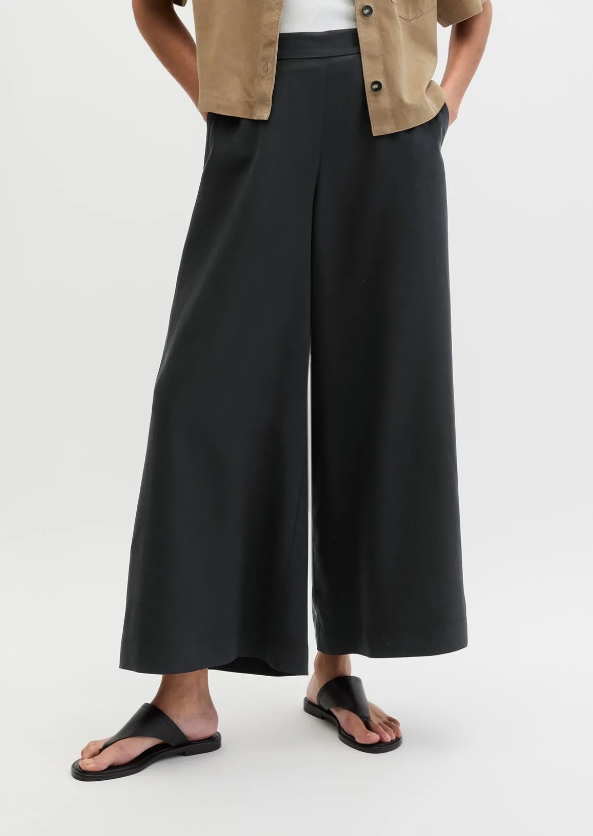 Pull-On-Culotte wide aus TENCEL™ Lyocell