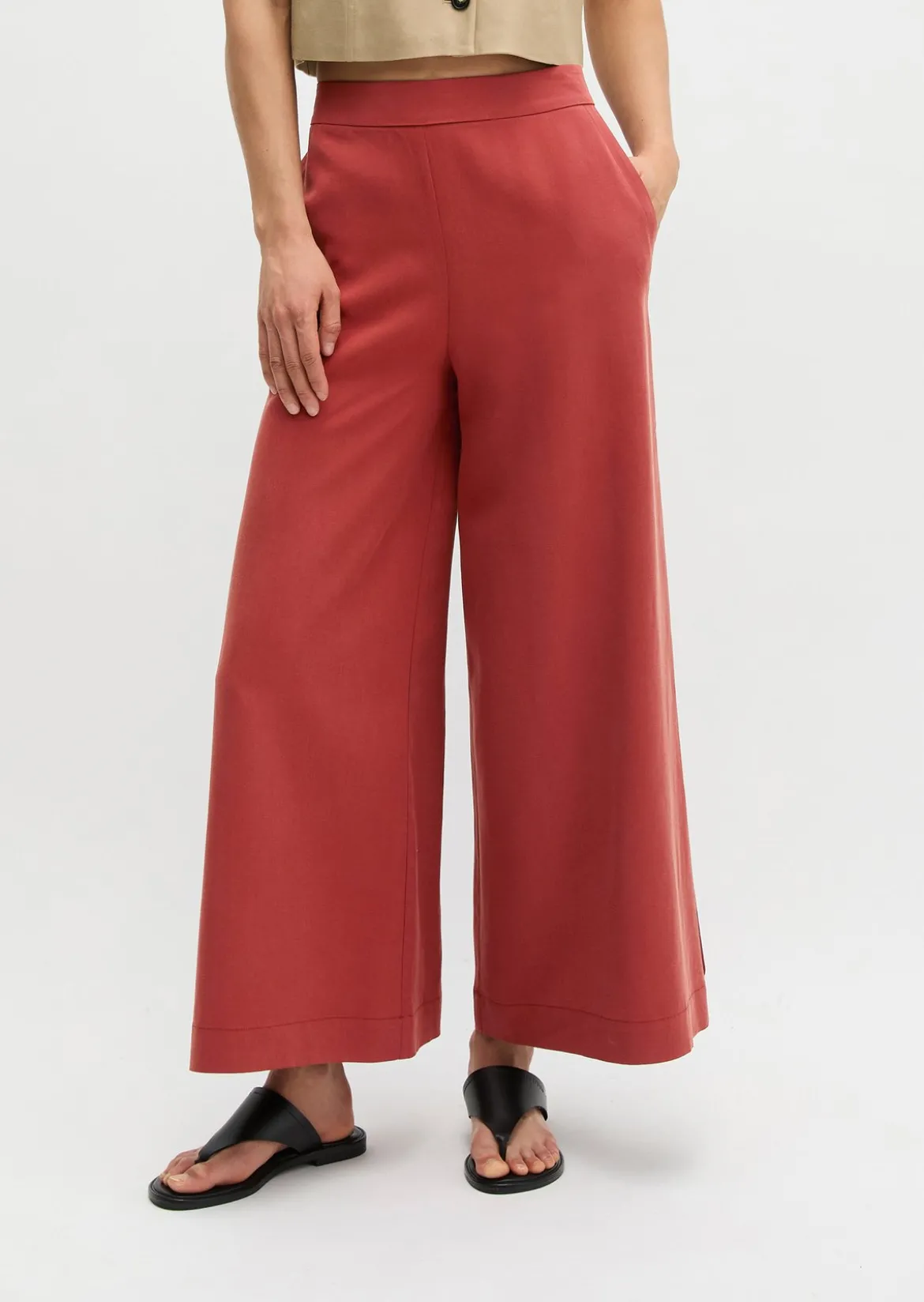 Pull-On-Culotte wide aus TENCEL™ Lyocell