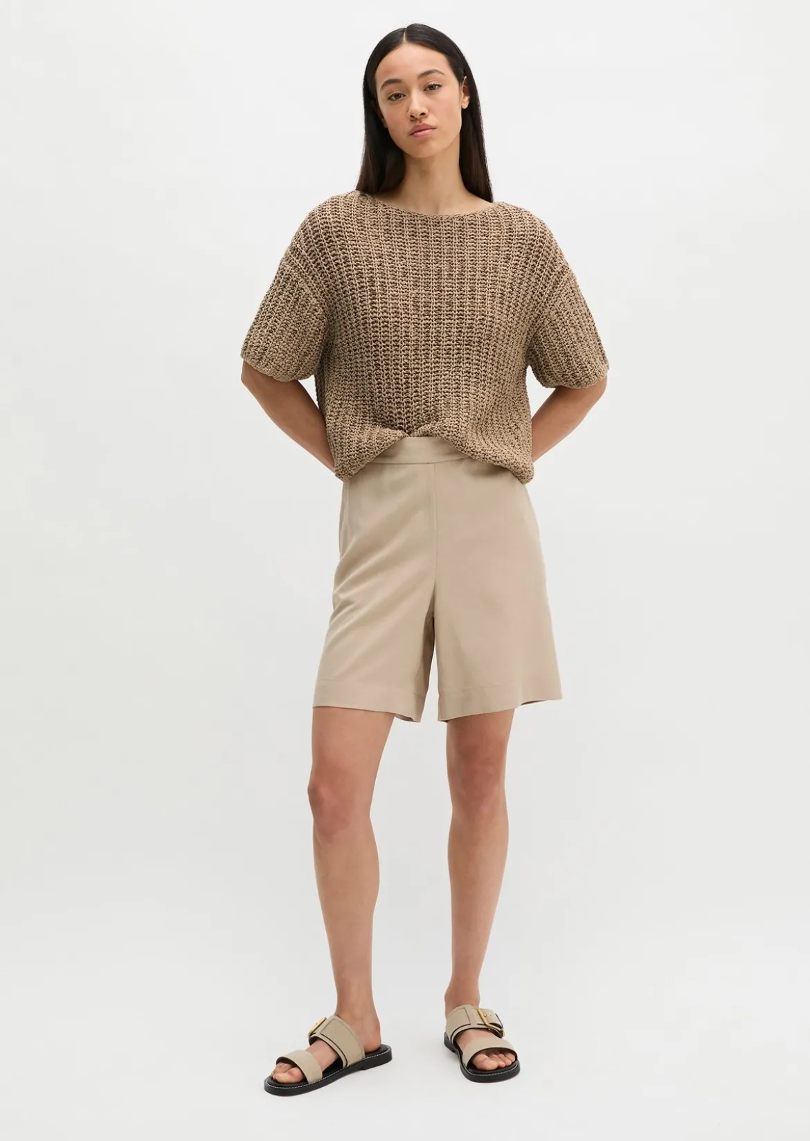 Pull-On-Shorts straight aus TENCEL™ Lyocell