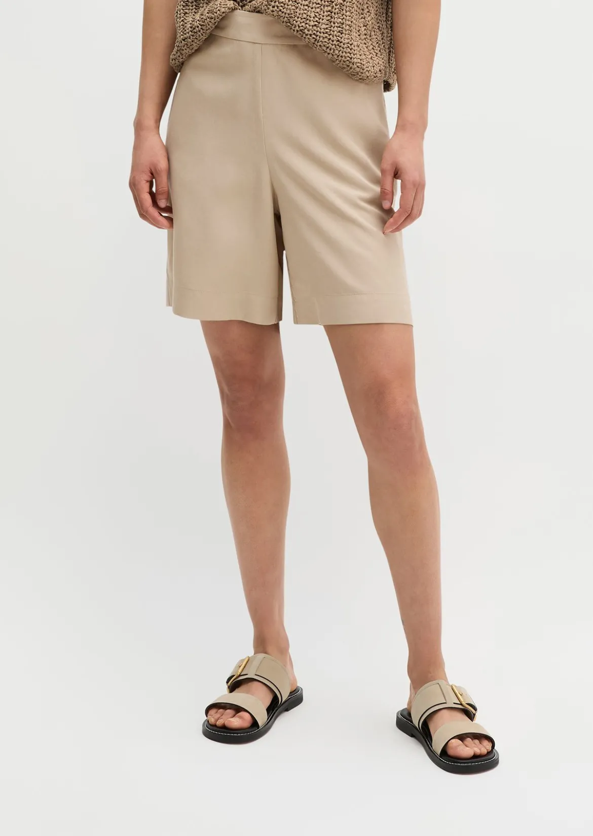 Pull-On-Shorts straight aus TENCEL™ Lyocell