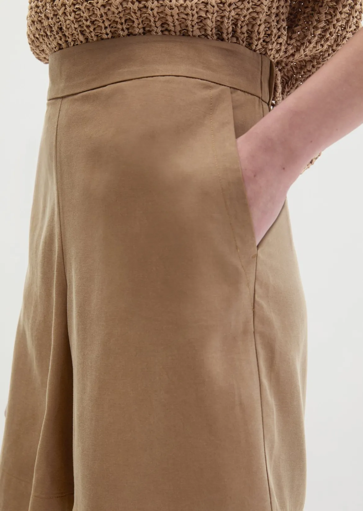 Pull-On-Shorts straight aus TENCEL™ Lyocell