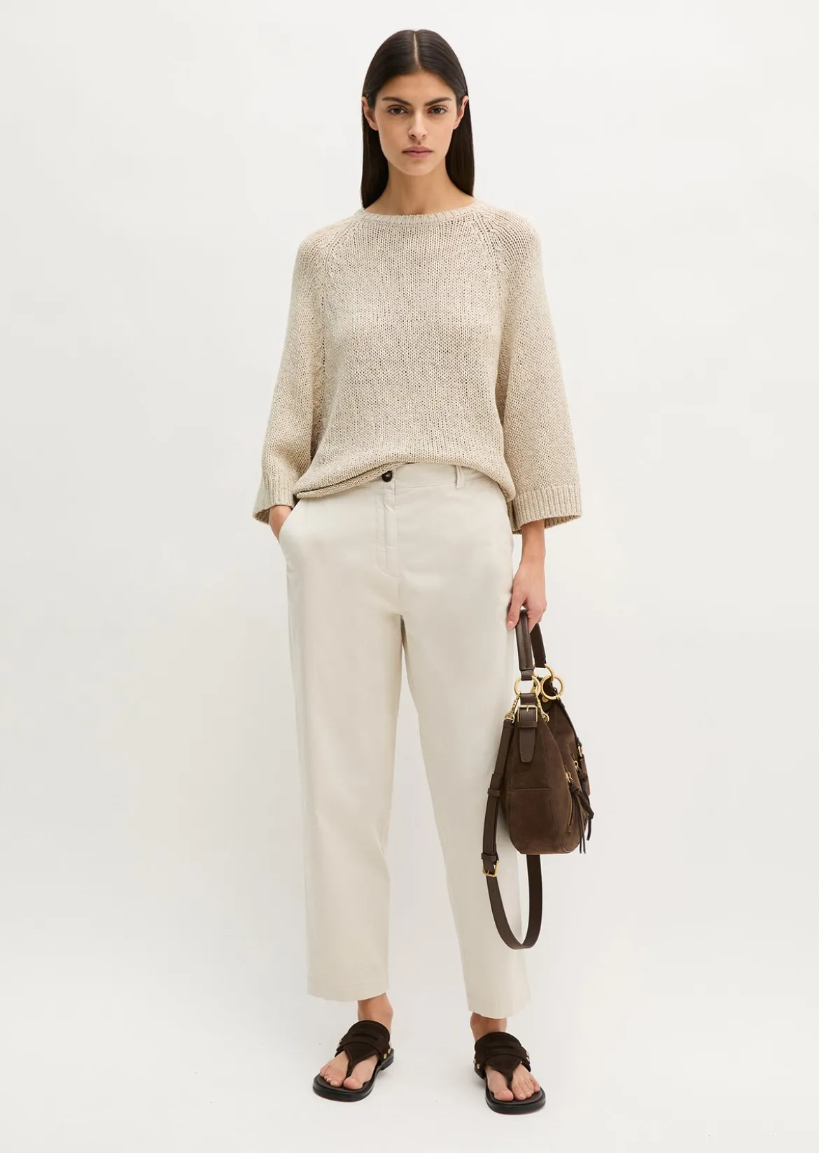 Pullover loose aus Bändchengarn