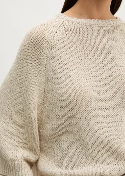 Pullover loose aus Bändchengarn