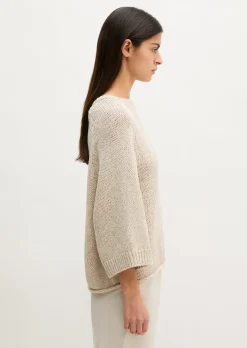 Pullover loose aus Bändchengarn