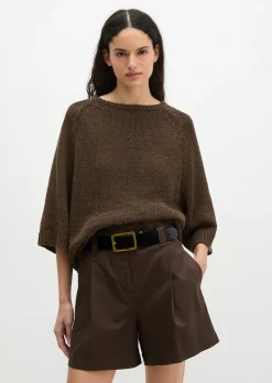 Pullover loose aus Bändchengarn