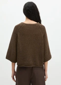 Pullover loose aus Bändchengarn