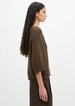 Pullover loose aus Bändchengarn