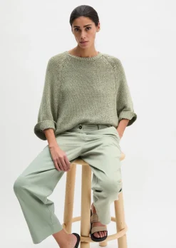 Pullover loose aus Bändchengarn