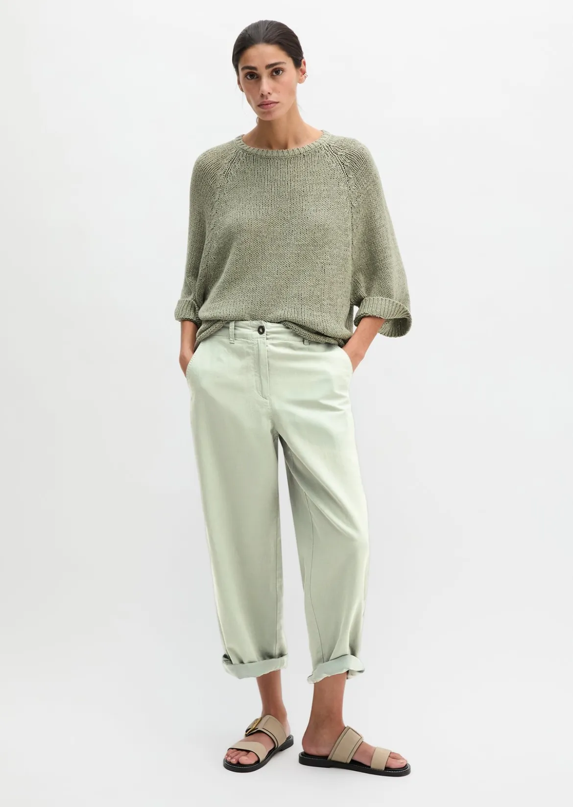 Pullover loose aus Bändchengarn