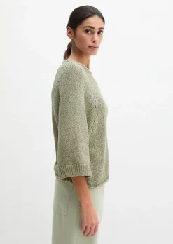 Pullover loose aus Bändchengarn