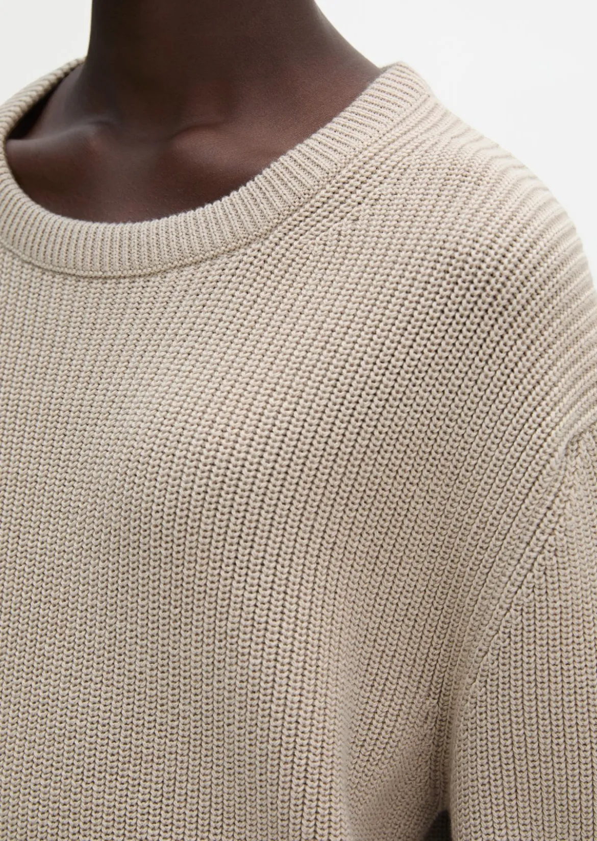 Pullover loose aus Heavy-Weight-Organic-Cotton