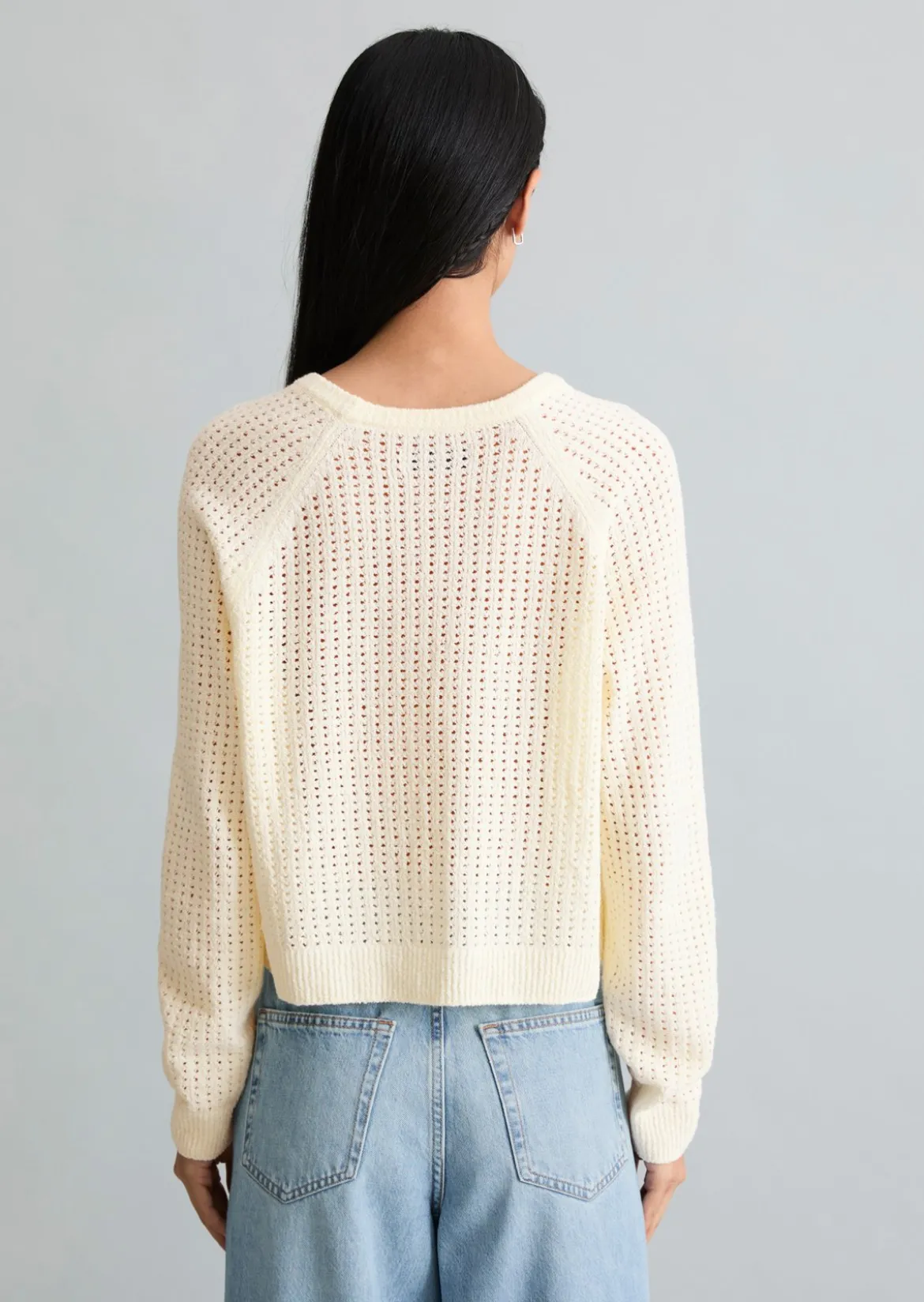 Pullover loose aus weichem Organic Cotton-Mix