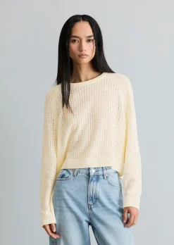 Pullover loose aus weichem Organic Cotton-Mix