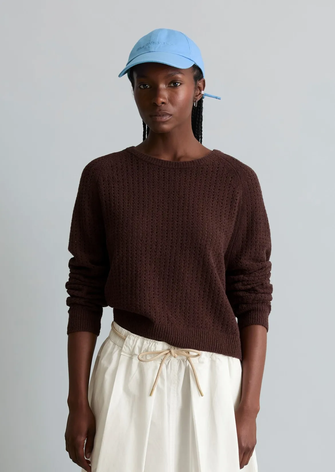 Pullover loose aus weichem Organic Cotton-Mix