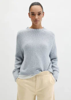 Pullover oversize aus hochwertigem Baumwoll-Mix