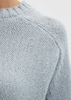 Pullover oversize aus hochwertigem Baumwoll-Mix