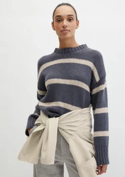 Pullover oversize aus hochwertigem Baumwoll-Mix