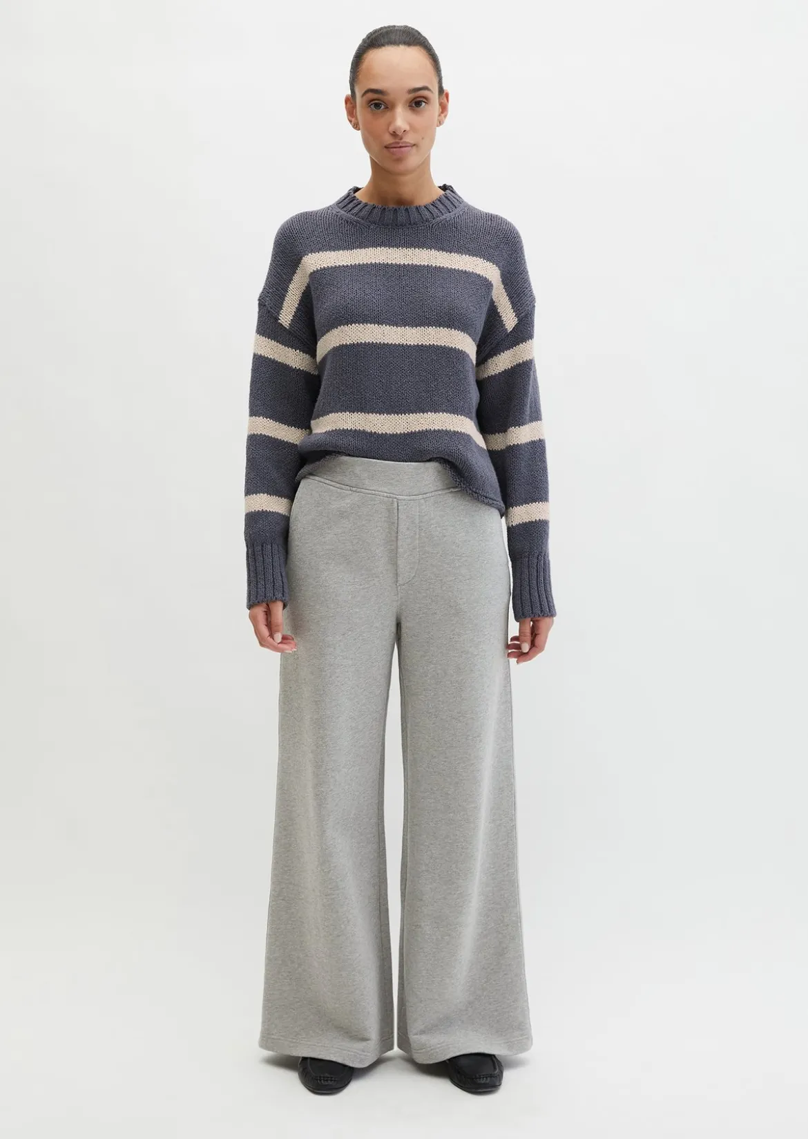 Pullover oversize aus hochwertigem Baumwoll-Mix