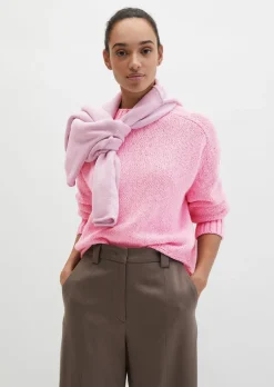 Pullover oversize aus hochwertigem Baumwoll-Mix