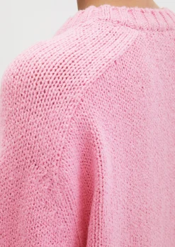 Pullover oversize aus hochwertigem Baumwoll-Mix