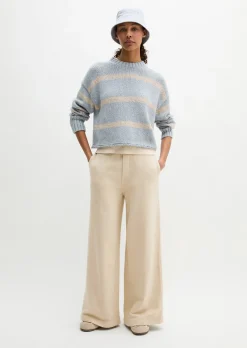 Pullover oversize aus hochwertigem Baumwoll-Mix